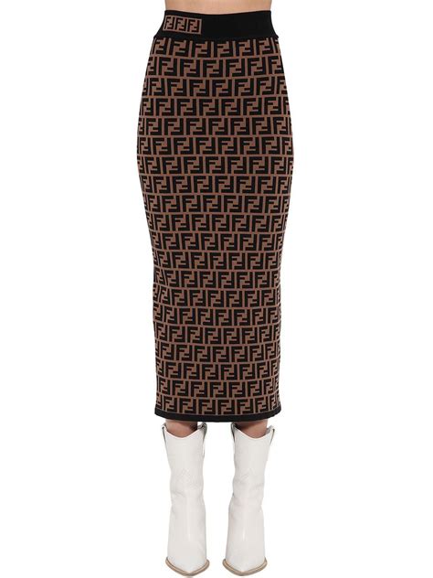 fendi nylon junior skirt with logo|fendi skirts for women.